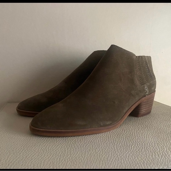 New Never Worn Dolce Vita Keiton Dark Moss Suede Boot 8.5 - Picture 2 of 8